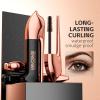3D Waterproof Mascara Volume and lengthWaterproof Mascara BlackHigh Heels Fiber MascaraLengthening Thickening and Smudge-Proof Eyelash Mascara (Black, 2PCS) view 2