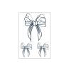 2pcs Bow Juice Tattoo Sticker, Semi-Permanent Realistic Fake Tattoos, Lasts 7-15 Days, Waterproof Non-Reflective view 2