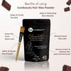 Wax Powder for Women- 10 Minutes Herbal Chocolate Hair Removal Wax Powder Easy to use at Home, No Chemicals - No Irritation, No Skin Rashes for Women and Girls (100g) view 2