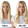 Irresistible Me Real Human Hair Extensions Clip Ins  100% Human Hair Clip In Extensions for Length & Volume  Invisible Extension  Heat Resistant & Dyeable  Light Blonde, 20 Inches view 4