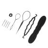 Aramox Hair Bun Maker Braiding Styling Tools DIY Accessories for Long Hair Wedding Party 9PCS Kit (No. 2 9PCS) view 2