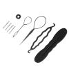 Aramox Hair Bun Maker Braiding Styling Tools DIY Accessories for Long Hair Wedding Party 9PCS Kit (No. 2 9PCS) view 3
