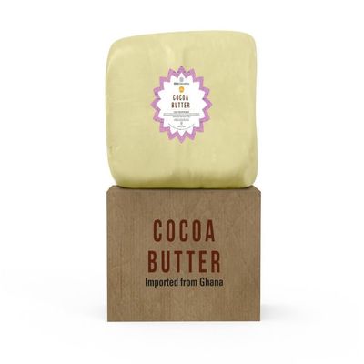 AFROCOSMETICS Raw Cocoa Butter 100% Unrefined Pure Natural Organic Moisturizer 50 lbs