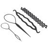 Aramox Hair Bun Maker Braiding Styling Tools DIY Accessories for Long Hair Wedding Party 9PCS Kit (No. 1 4PCS) view 4
