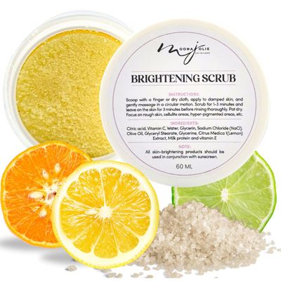 Moona Jolie Exfoliating Scrub - Infused with Oils and Hydrating Agents, Nourish, Protect, Balances Hue and Revitalize Lips and Skin (60)