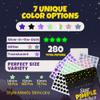 560Pcs Cute Pimple Patches for Face - Hydrocolloid Acne Blemish Pimple Patches Cute Stars - Glitter, Regular, Glow in the Dark, Translucent 7 Colors, 3 Sizes Zit Stickers view 3