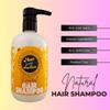 Peace Love + Lotion Amber Vanilla Scented Natural Hair Shampoo and Conditioner Set, 16 Oz Shampoo - 16 Oz Conditioner view 4