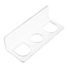 FOMIYES 1set Self-adhesive Acrylic Hair Brush Holder Organizer for Bathroom Wall-mounted Storage Rack with Additional Shelf Design for Easy Visibility and Access Multi-functional Tool view 1