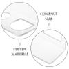 FOMIYES 1set Self-adhesive Acrylic Hair Brush Holder Organizer for Bathroom Wall-mounted Storage Rack with Additional Shelf Design for Easy Visibility and Access Multi-functional Tool view 3