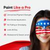 Blue Squid PRO Red White Blue Face Paint Stick - Waterproof Body Paint For Adults & Kids Eye Black Baseball, Eyeblack Softball - Hypoallergenic Twist-Up Non-Toxic Makeup Stick - Cosplay, Sports & SFX view 3