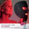 Shark CryoGlow LED Face Mask with Under-Eye Cooling, Anti-Ageing & Blemish Repair, Red & Blue LED, Infrared Light Therapy, USB-C, Remote Control, Storage Bag, Lilac Chill, FW312PL view 4