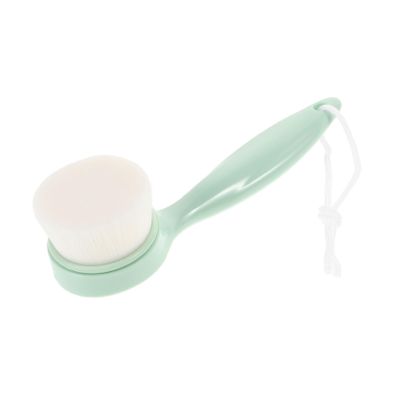 BIUDECO Facial Scrubber Handle for Deep Cleansing Makeup Removal and Exfoliating Soft Bristles Manual Facial Cleaning Brush for Home Use Versatile Skincare Tool