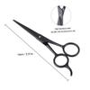 Operitacx Quality Stainless Steel Scissors for Men Beard Eyebrow Care Practical Hairdressing Tool view 2