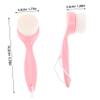 MERRYHAPY Long Handle Soft Bristle Face Brush for Men Women Manual Facial Cleansing Brush Exfoliating Face Scrubber for Home Skincare Routine view 2