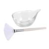 Didiseaon Diy Face Mask Applicator Kit with and Glass Bowl for Skincare Ergonomic Handle for Comfortable Use for Home and Salon Treatments view 1