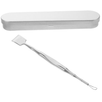 HOUDERCO Stainless Steel Blackhead Removal Tool Set Dual-End Facial Scrubber Pimple Extractor Nose Cleaner for Skin Types