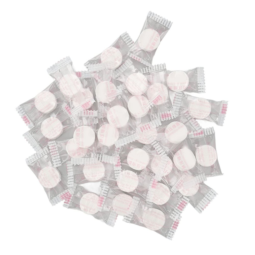 30Pcs Compressed Towel Disposable Washcloths Travel Business Trip Mini Individual Package Wipes