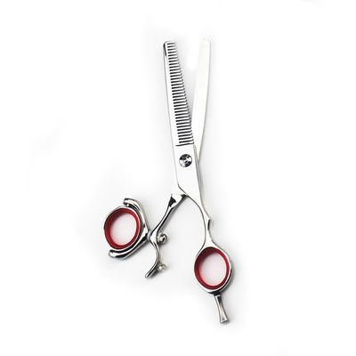 360 Rotating Handle Hair Cutting Scissors - Professional Barber Shears for Effortless Hair Trimming and Styling, Ideal for Bangs, Layering, and Thinning,A (B)