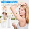 10 Pack 30g/1oz Empty Platic Deodorant Containers Top-Fill Deodorant Bottles Refillable Twist-Up Deodorant Tubes For DIY Deodorant Lip Balm Aromatherapy Lotion Stick (white) view 3