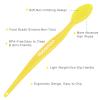 Lip Scrub Brush,Double-Sided Silicone Exfoliating Lip Brush Tool for Smoother and Fuller Lip Appearance,Yellow,2pcs view 3
