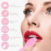 Lip Scrub Brush,Double-Sided Silicone Exfoliating Lip Brush Tool for Smoother and Fuller Lip Appearance,Pink,2pcs view 3