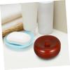 DECOMELODY Shaving Soap Bowl with Lid Natural Foaming Box for Men Easy Lathering Shaving Cream Cup Skin-friendly Grooming Tool for view 4