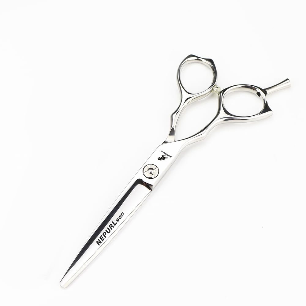 6.0-Inch Left-Handed Hairdressing Scissors Set - Professional Flat, Thinning, and Texturizing Shears for Left-Handed Users,A (A)