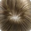 Healthlif Mens Toupee Human Hair 64 Colors Transparent Poly Skin Hair Pieces For Men Non Surgical Hair Replacement System For Men Protesis Capilar Para Hombre 6X9#1730#17 Dark Ash Blonde+30% Grey view 4