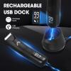 RESUXI Manscape Ball Trimmer for Men,Body& Pubic Hair Trimmer and Groin Hair Shaver, Bikini Trimmer Women,Smooth Shaving, Lightweight with Travel Lock, IPX7 Waterproof Wet/Dry Shaving, LED Display view 4