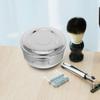 OUNONA Stainless Steel Shaving Soap Bowl for Men Compact Shaving Mug with Lid for Travel Efficient Foam Management and Elegant Design view 3