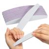 25 Pcs Rough Nail File 100/180 Grit,Heavy Duty Nail Files for Acrylic/Natural Nails,Coarse Nail File for Home and Salon Use (25 Half Moon Shape) view 1