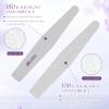 25 Pcs Rough Nail File 100/180 Grit,Heavy Duty Nail Files for Acrylic/Natural Nails,Coarse Nail File for Home and Salon Use (25 Half Moon Shape) view 4