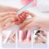 25 Pcs Rough Nail File 100/180 Grit,Heavy Duty Nail Files for Acrylic/Natural Nails,Coarse Nail File for Home and Salon Use (25 Long Round) view 2