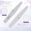 25 Pcs Rough Nail File 100/180 Grit,Heavy Duty Nail Files for Acrylic/Natural Nails,Coarse Nail File for Home and Salon Use (25 Long Round) view 4