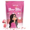 Natreza Hard Wax Beads, 1lb Waxing Beads for Face, Brazilian, Bikini, Legs, Underarms, Sensitive Skin, Full Body Waxing, Wax Melts for Hair Removal, Home Wax Beans for Women Men, Pink view 1