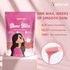 Natreza Hard Wax Beads, 1lb Waxing Beads for Face, Brazilian, Bikini, Legs, Underarms, Sensitive Skin, Full Body Waxing, Wax Melts for Hair Removal, Home Wax Beans for Women Men, Pink view 2