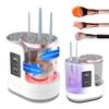 3 IN 1 Electric Makeup Brush Cleaner Machine With Timer Makeup Brush DryerPortable USB Automatic Cosmetic Brushes Cleaner Tool for All Size Beauty Makeup Brush Set,Contour,Blush Brush,Eyeshadow view 1