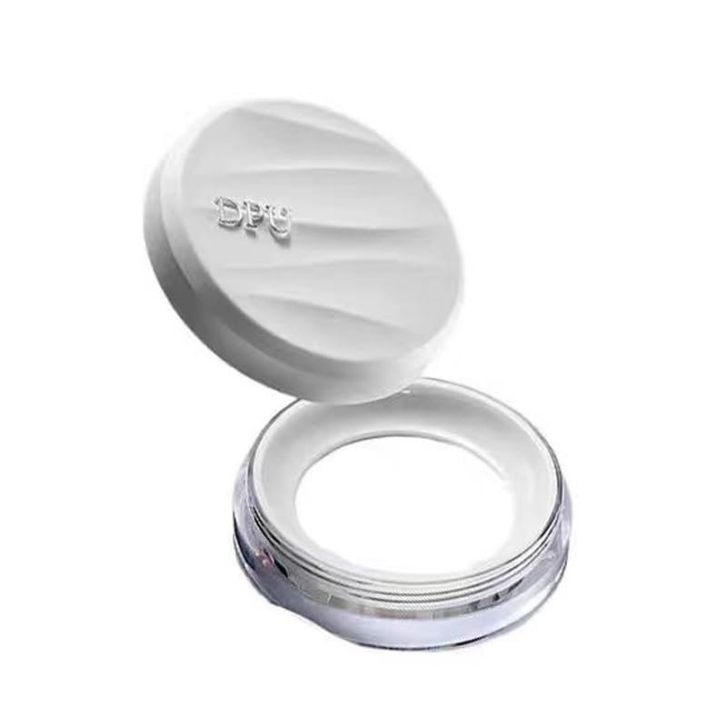 1PC DPU Airy Lasting Loose Powder, Makeup Blue Clear Moisturizing Oil Control Setting Finish Foundation Powder (01# Clear, 20g)