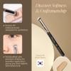 2Pcs Piccasso Concealer Foundation Brush Premium Face Makeup Brush Brush for Liquid Makeup Flat and Soft Bristles for Seamless Application view 2