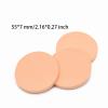 20 PCS Facial Rounds Sponges Round Cosmetic Sponges for Makeup Cushion Pads Blending Sponge Applicator Facial Powder Puff Beige view 2