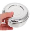 PLAFOPE Stainless Steel Shaving Soap Bowl Lid Barber Cleaning Soup Cup for Men Hair Brushes for Men Wet Shaving Essentials view 3