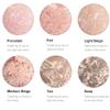 BEUKING Marble Baked Makeup Setting Powder, Luminous Finish Waterproof Sweatproof Conceal Foundation, 24 H No-Transfer No Smudge Oil-Control Pressed Powder Makeup Base (#05 TAN, 0.53 OZ) view 3