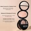 BEUKING Marble Baked Makeup Setting Powder, Luminous Finish Waterproof Sweatproof Conceal Foundation, 24 H No-Transfer No Smudge Oil-Control Pressed Powder Makeup Base (#05 TAN, 0.53 OZ) view 4