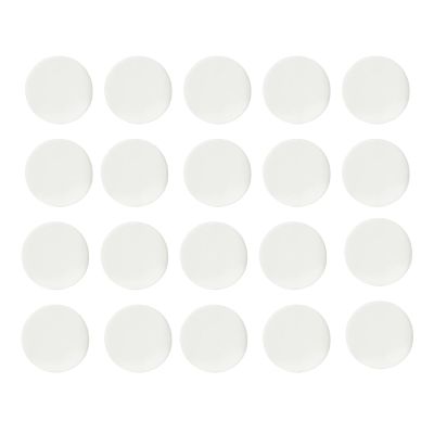20 PCS Makeup Cushion Pads Powder Puff Round Cosmetic Foam Makeup Blender Sponge White Cosmetic Sponges for Foundation Blending