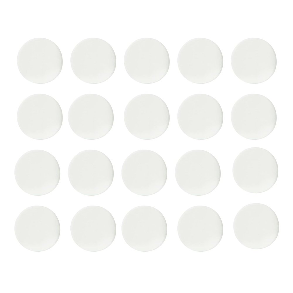 20 PCS Makeup Cushion Pads Powder Puff Round Cosmetic Foam Makeup Blender Sponge White Cosmetic Sponges for Foundation Blending
