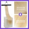 20 Inch Human Hair Ponytail 90g Long Wrap Around Ponytail Bleach Blonde Real Hair Ponytail Extension for Women(20inch,Bleach Blonde) view 4