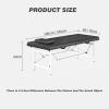 UGTFFT Portable Folding Beauty Massage Bed Tattoo Therapy with Head Hole Hand-held Folding Light Bed,Suitable for Spa Salon Tattoo(Color 1,185x70x60cm) view 2