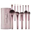 12Pcs Makeup Brushes Set, Premium Synthetic Foundation Brushes Blending Face Powder Eye Shadows Make Up Brushes Kit, Grape Purple (12Pcs + Brush Bag) view 1