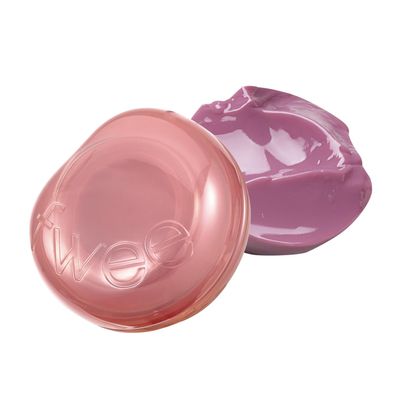 fwee Glowy Jelly Pot | Dewy Jelly Lip & Blush Color, Tinted Glow Jelly Balm, Dewy Buildable Finish  Lavender Whip (Creamy Lavender) | 0.14 oz