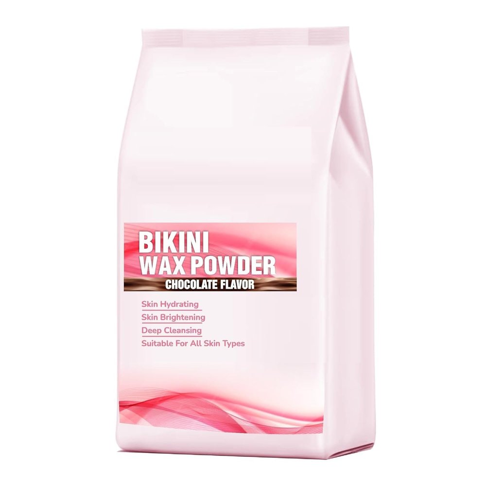 4.23oz 120g Bikini Wax Powder for Women - 5 Minutes Painless Herbal Wax Powder for Hair Removal|Easy to Use at Home, No Chemicals - No Irritation, Bikini Wax for Women and Girls (Chocolate)
